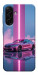 Чехол Pink neon car для Galaxy A17 5G