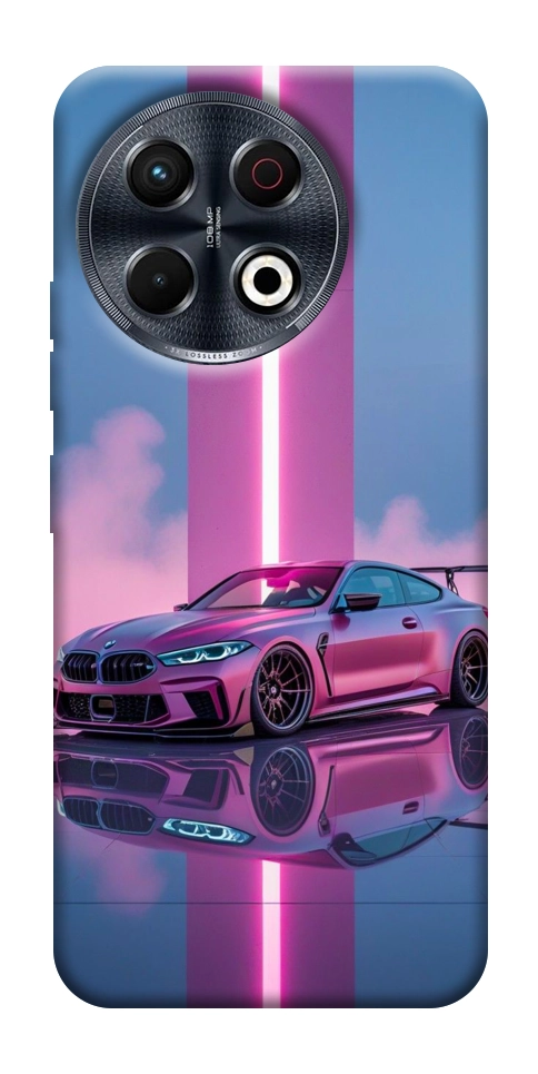 Чохол Pink neon car для TECNO Spark 30 Pro (KL7)