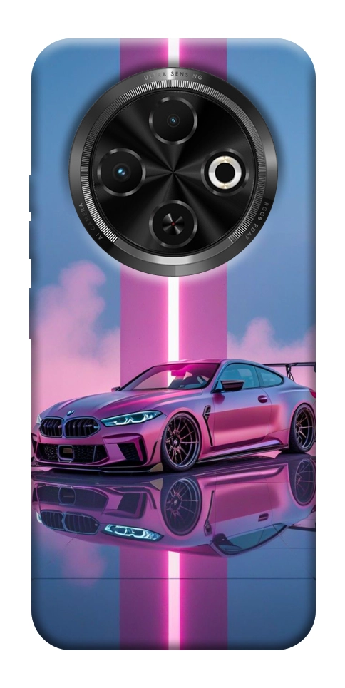 Чехол Pink neon car для TECNO Spark 30C (KL5n)