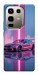 Чохол Pink neon car для Infinix Note 50 Pro 4G