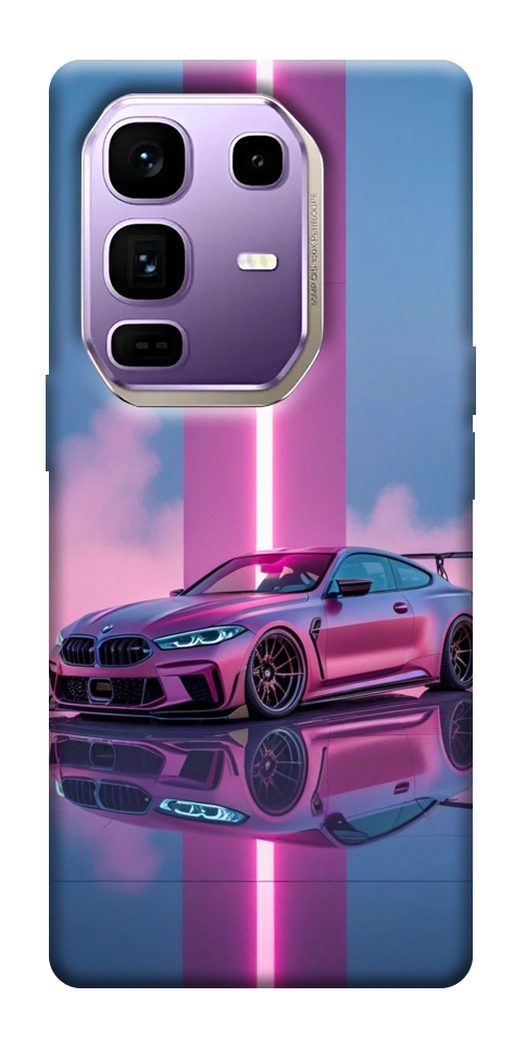 Чехол Pink neon car для Infinix Note 50 Pro+