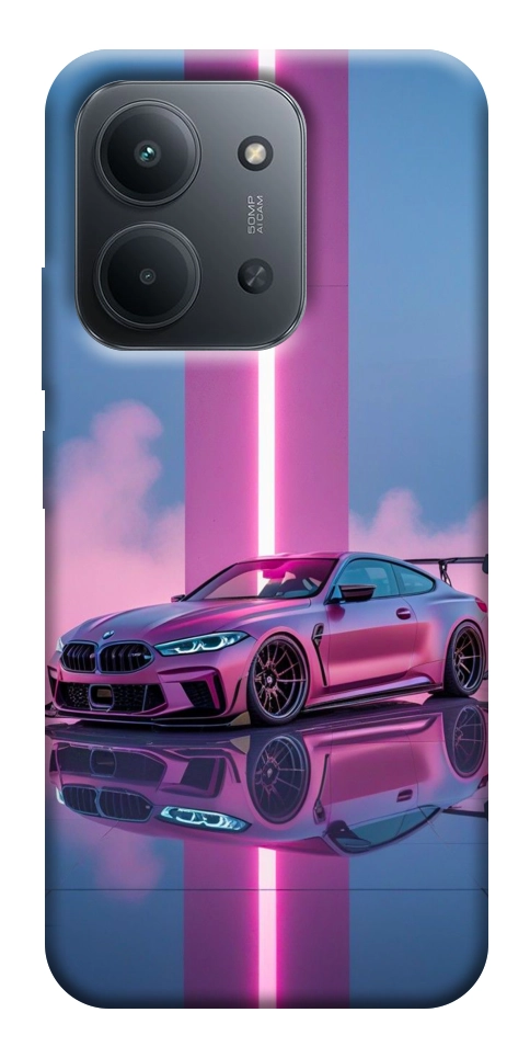 Чехол Pink neon car для Xiaomi Redmi 15C (Europe version)