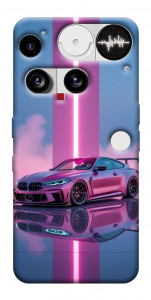 Чохол Pink neon car для Nothing Phone (3)