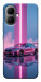 Чехол Pink neon car для Infinix Smart 10