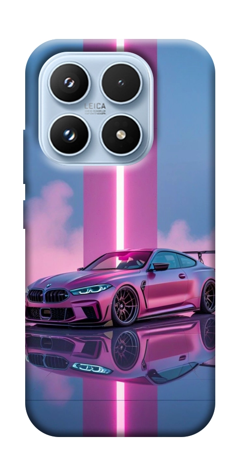 Чохол Pink neon car для Xiaomi 17