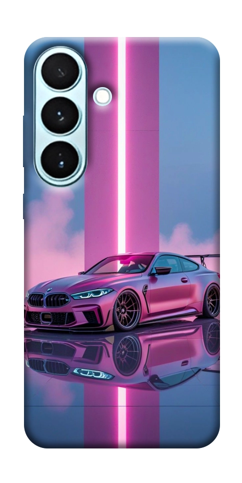Чехол Pink neon car для Galaxy S26