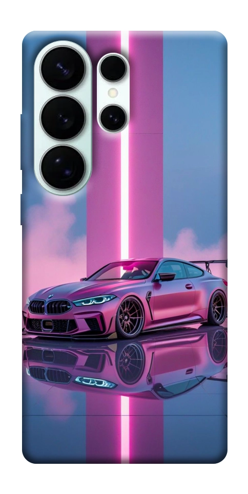Чехол Pink neon car для Galaxy S26 Ultra