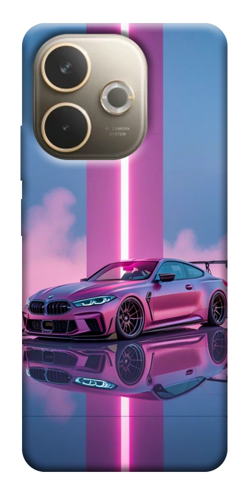 Чохол Pink neon car для Oppo A5 Pro 4G