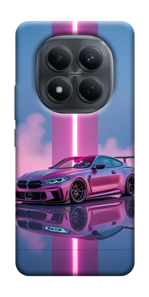 Чехол Pink neon car для Xiaomi Redmi Note 15 5G (EU)
