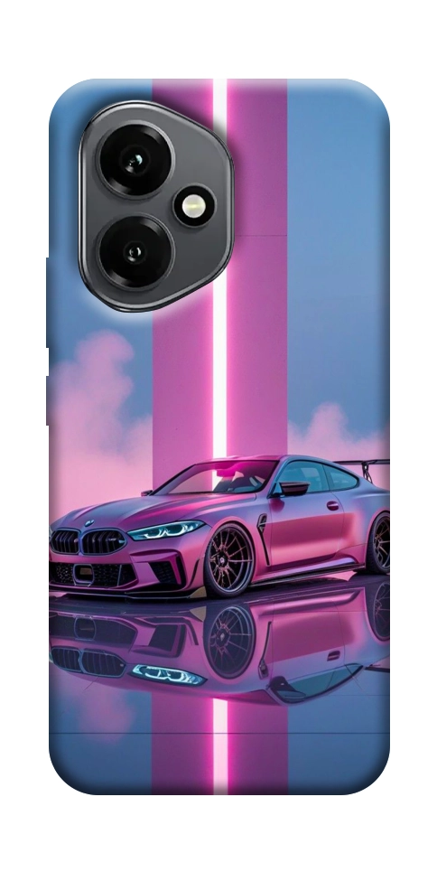 Чохол Pink neon car для Huawei Honor 400
