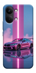 Чехол Pink neon car для Xiaomi Poco X8 Pro Max