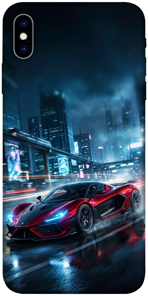 Чехол Red sport car для iPhone X