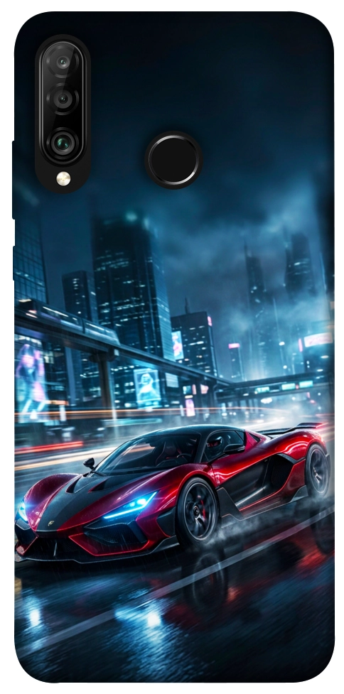 Чехол Red sport car для Huawei P30 Lite