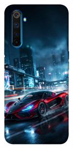 Чехол Red sport car для Realme 6 Pro