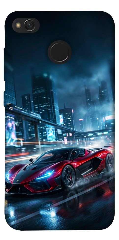 Чехол Red sport car для Xiaomi Redmi 4X