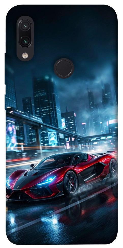 Чохол Red sport car для Xiaomi Redmi Note 7
