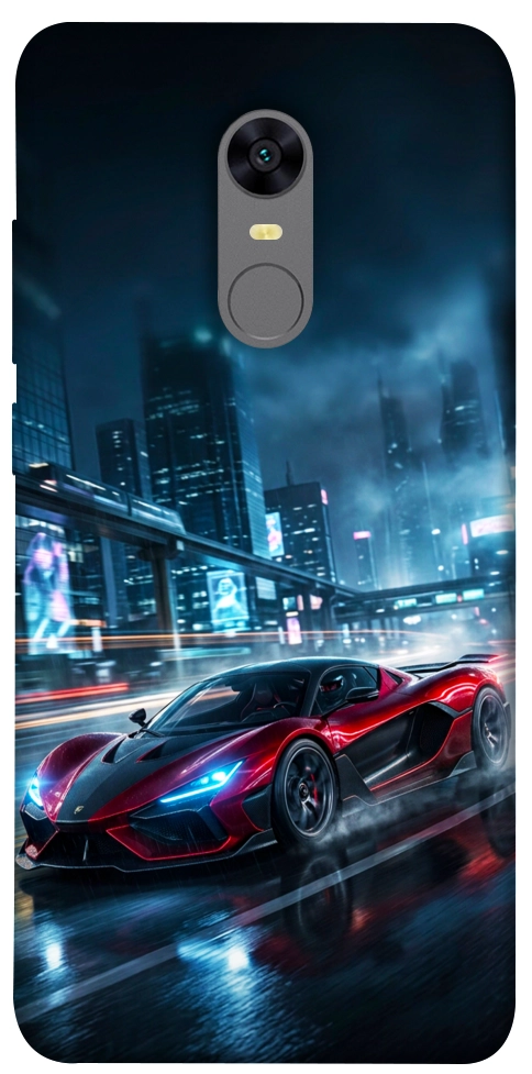 Чехол Red sport car для Xiaomi Redmi Note 5 (Single Camera)
