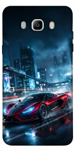 Чехол Red sport car для Galaxy J7 (2016)