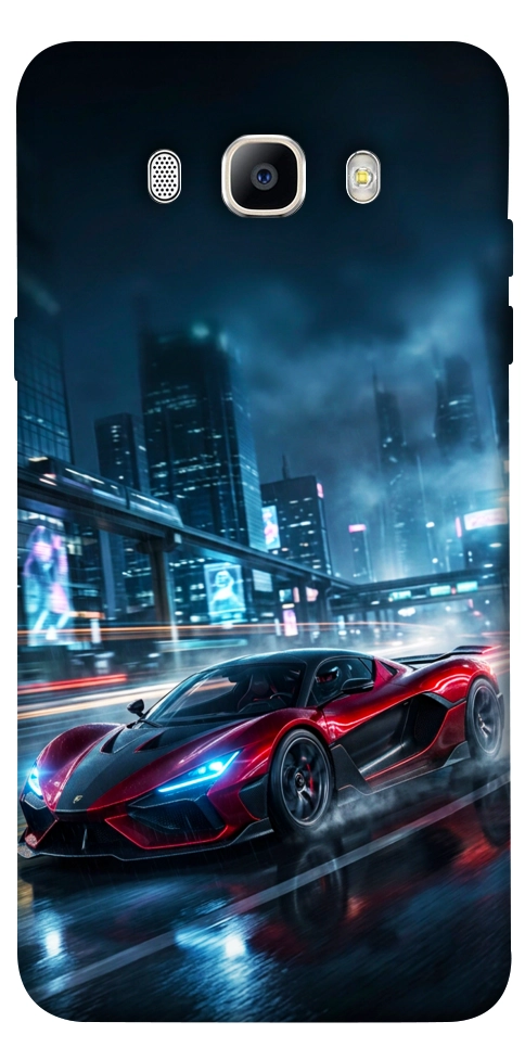 Чехол Red sport car для Galaxy J5 (2016)