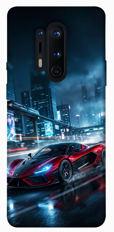Чехол Red sport car для OnePlus 8 Pro
