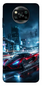 Чохол Red sport car для Xiaomi Poco X3 Pro