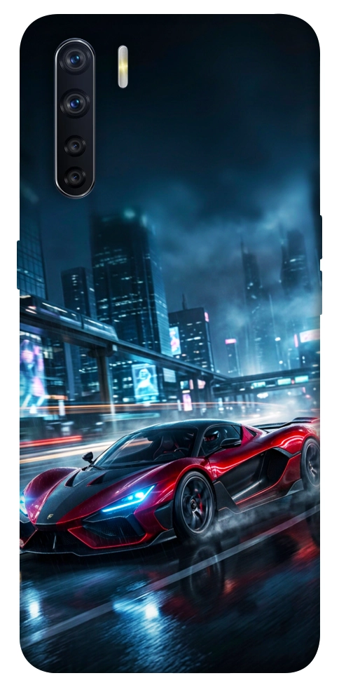Чохол Red sport car для Oppo A91