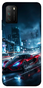 Чехол Red sport car для Xiaomi Poco M3