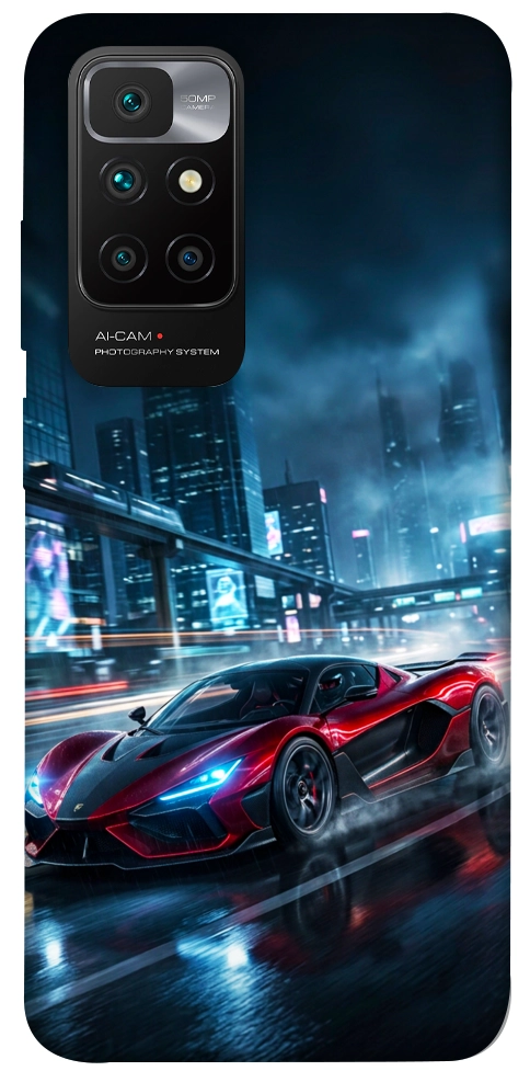 Чехол Red sport car для Xiaomi Redmi 10