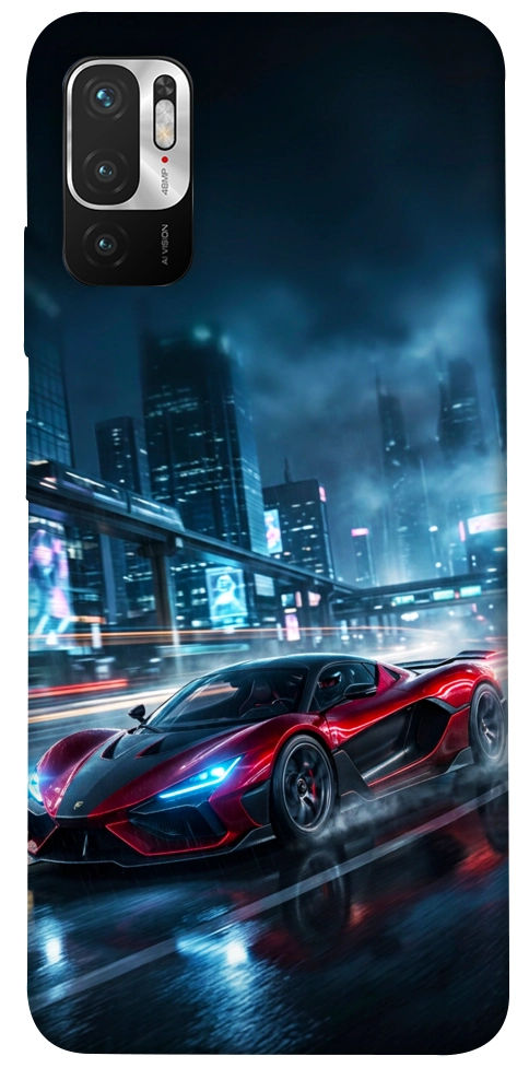 Чехол Red sport car для Xiaomi Poco M3 Pro