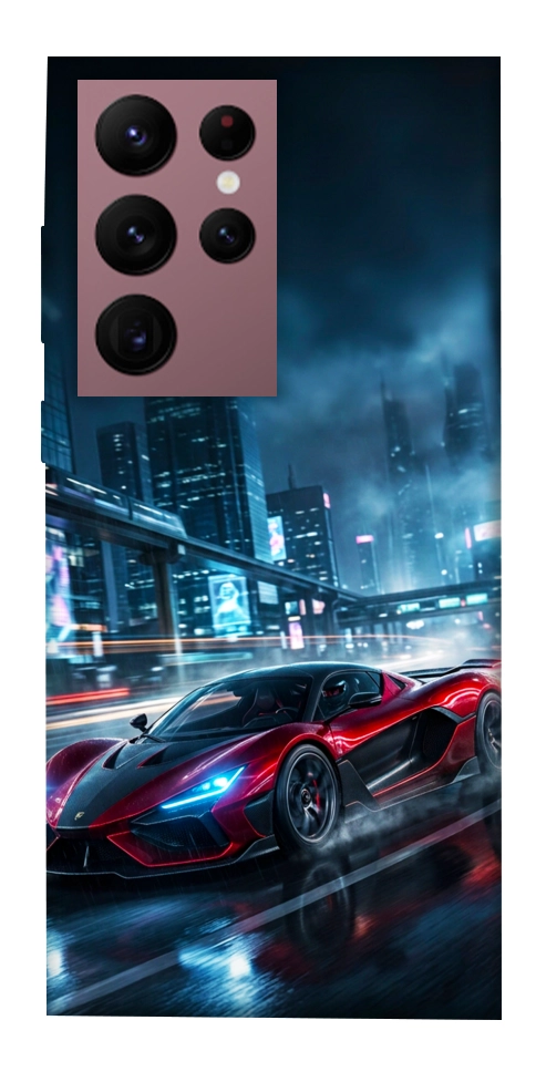 Чехол Red sport car для Galaxy S22 Ultra