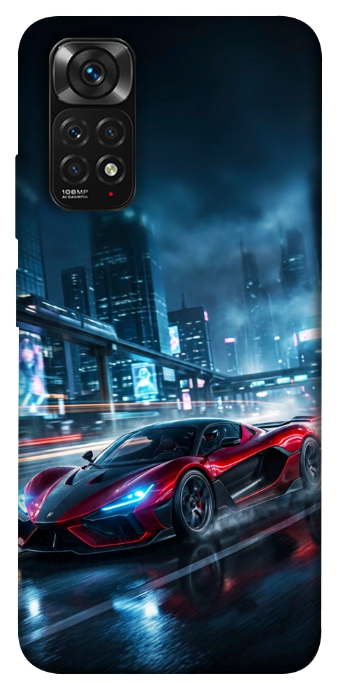 Чохол Red sport car для Xiaomi Redmi Note 11 (Global)