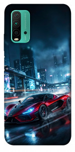Чехол Red sport car для Xiaomi Redmi Note 9 4G