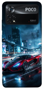 Чохол Red sport car для Xiaomi Poco X4 Pro
