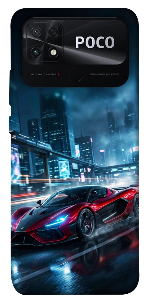 Чехол Red sport car для Xiaomi Poco C40