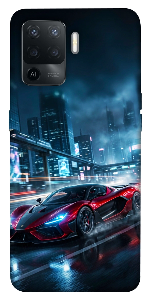 Чехол Red sport car для Oppo Reno 5 Lite