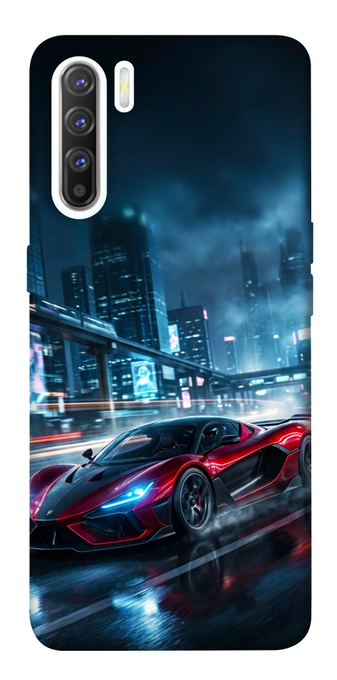 Чехол Red sport car для Oppo Reno 3