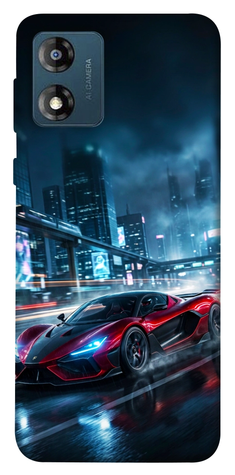Чохол Red sport car для Motorola Moto E13