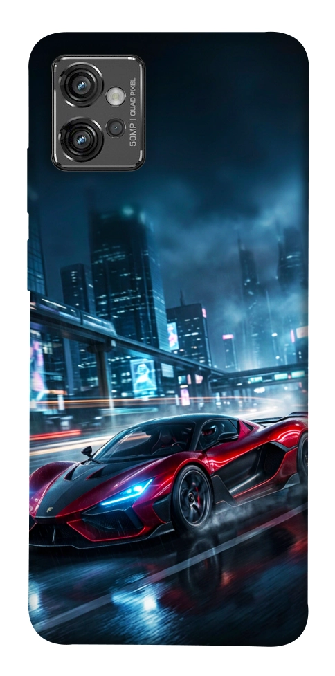 Чехол Red sport car для Motorola Moto G32