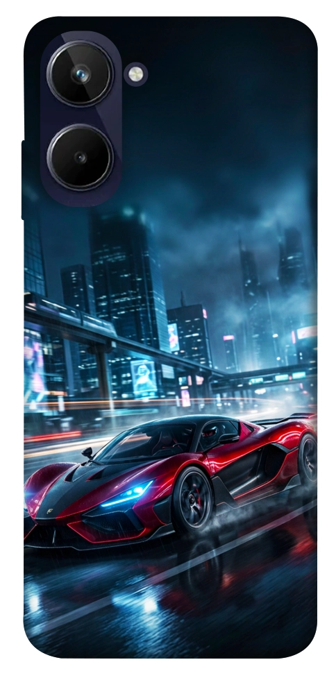 Чехол Red sport car для Realme 10 4G