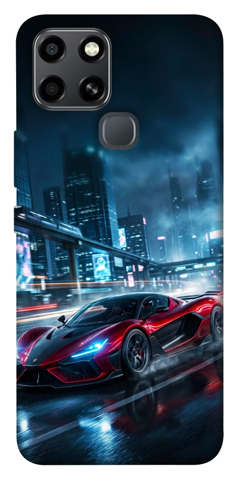 Чехол Red sport car для Infinix Smart 6