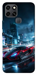 Чехол Red sport car для Infinix Smart 6