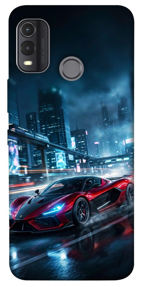 Чехол Red sport car для Nokia G11 Plus