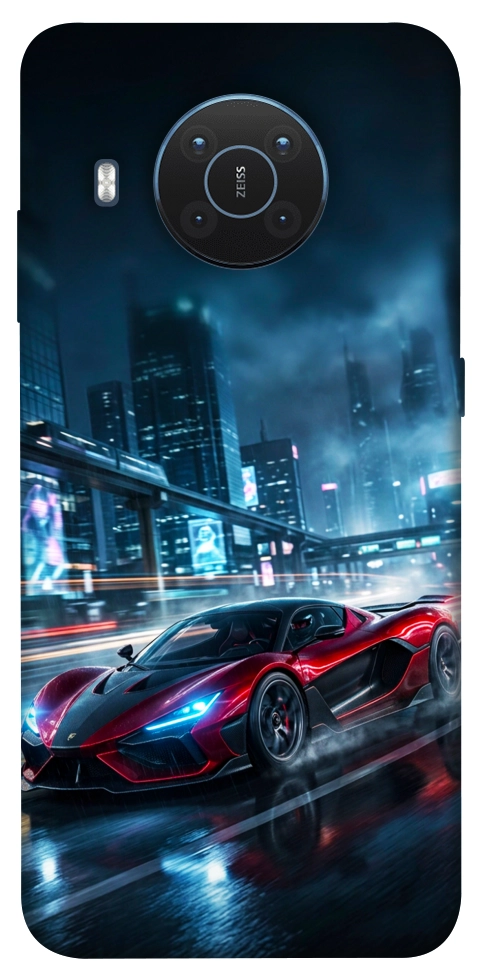 Чехол Red sport car для Nokia X20