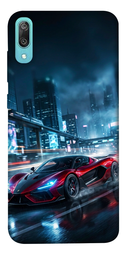 Чехол Red sport car для Huawei Y6 Pro (2019)