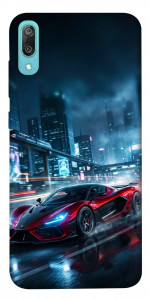 Чехол Red sport car для Huawei Y6 Pro (2019)