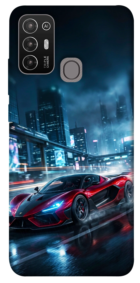 Чехол Red sport car для ZTE Blade A52