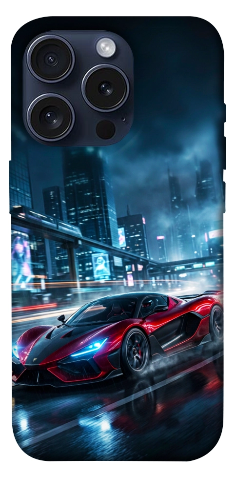 Чехол Red sport car для iPhone 15 Pro