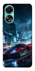 Чехол Red sport car для Oppo A78 4G