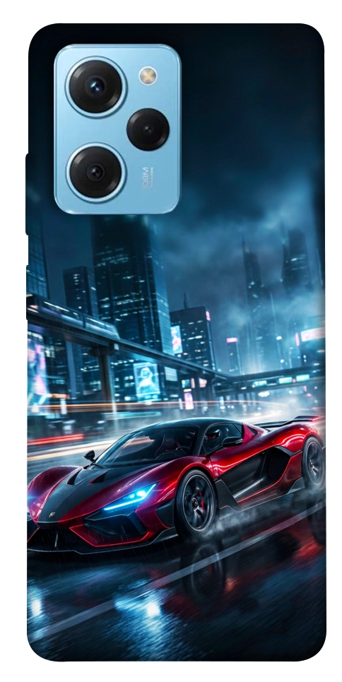 Чохол Red sport car для Xiaomi Poco X5 Pro 5G