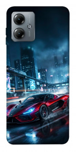 Чехол Red sport car для Motorola Moto G14
